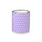 Lavender with White Polka Dots