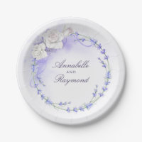 Lavenders and White Flowers Wreath