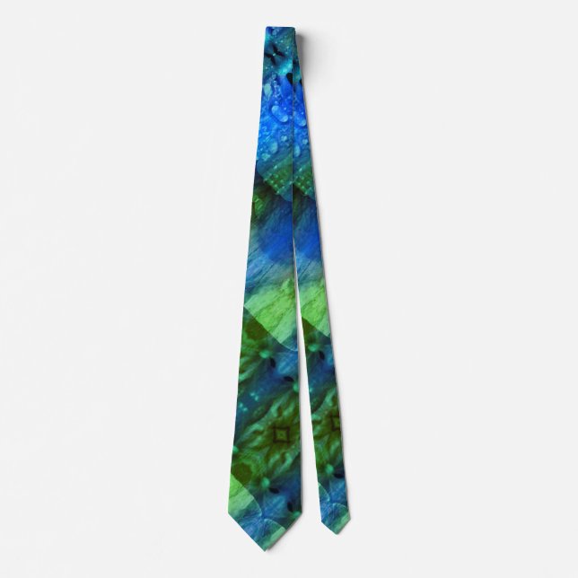 Lavenders X GL Ikat 13 Tapestry Tie (Front)