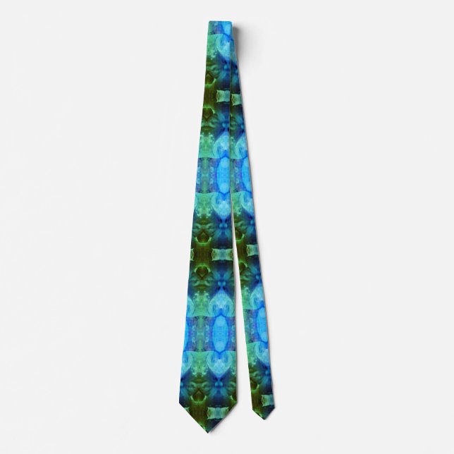 Lavenders X GL Ikat Zen  Tie (Front)