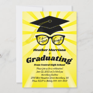 L'avenir est brillant Graduation Party Invitation