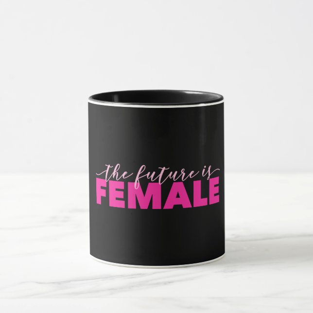 L'avenir est Female 11 oz Combo Mug (Centre)