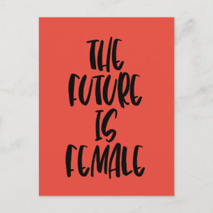 L'avenir est la carte postale féminine