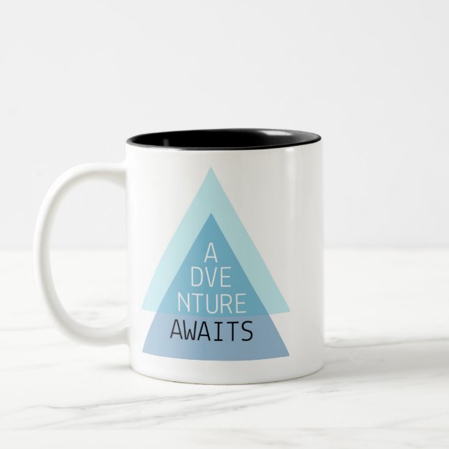 L'aventure attend la tasse de motivation (Gauche)