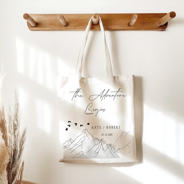 L'aventure commence le Sac fourre-tout Mariage (Créateur téléchargé)
