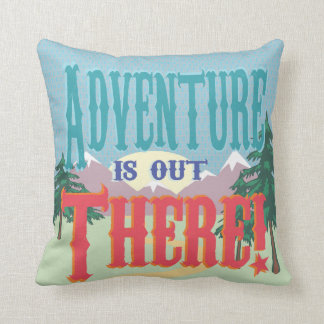 L'aventure est là coussin