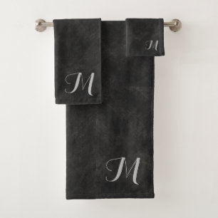 Laver de chaux foncé luxueux Monogramme