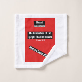 Laver le tissu avec le Verse de la Bible 