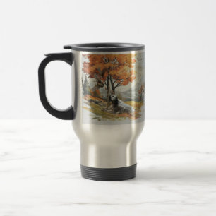 "Laverack" The English Setter hunting Travel Mug