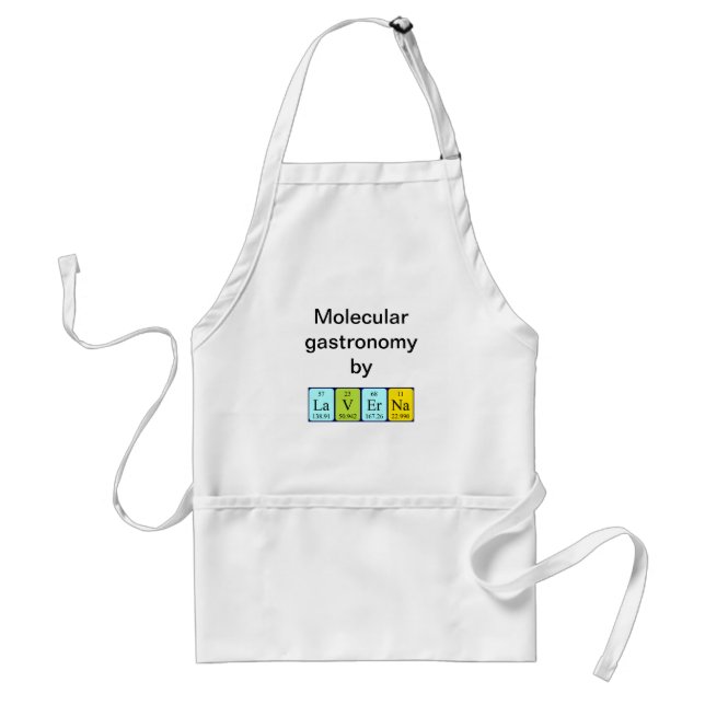 Laverna periodic table name apron (Front)