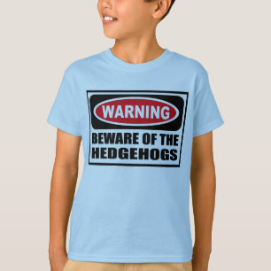 L'avertissement PRENNENT GARDE du T-shirt de