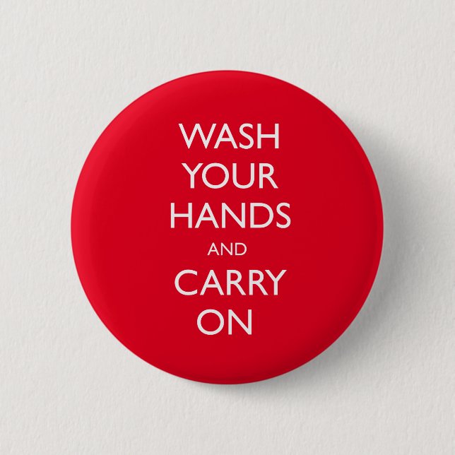LAVEZ-VOUS LES MAINS ET PORTEZ SUR LE BADGE (Devant)