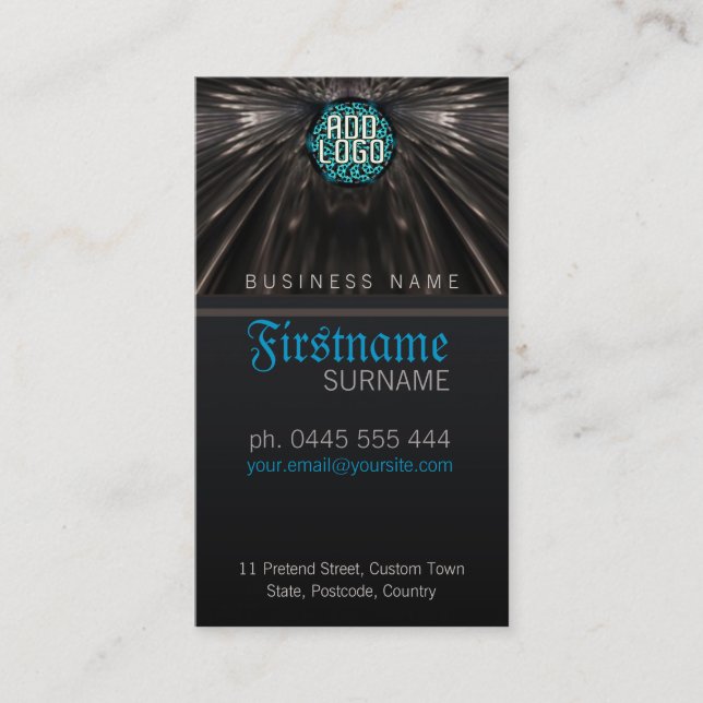 Laviano Feathers Business Card (Front)