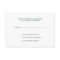 Lavish Peacock Feathers Wedding RSVP Response Card