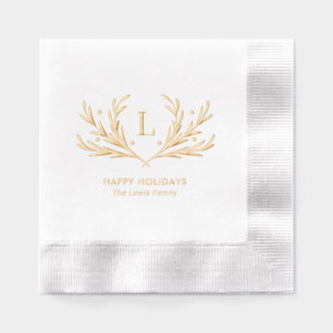 Lavish Soirée Holiday Party Foil Napkins