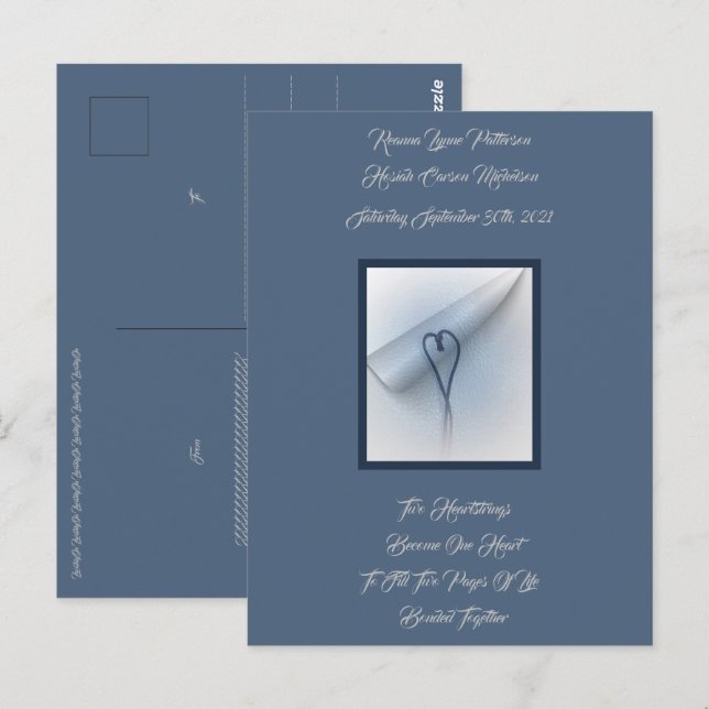 LavishlyOn 2 Heartstrings 2 Pages 1 Life Together Postcard (Front/Back)