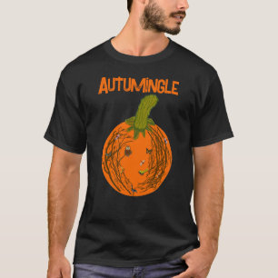 LavishlyOn Autumn Mingle Living Forest Vintage T-Shirt