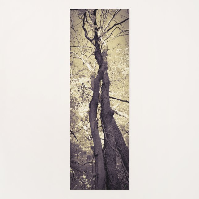 LavishlyOn Entwined Into Light Trees Yoga Mat (Front)