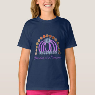 LavishlyOn Shades Of A Princess Make Up Rainbow T-Shirt