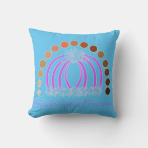LavishlyOn Shades Of A Princess Make Up Rainbow Throw Pillow