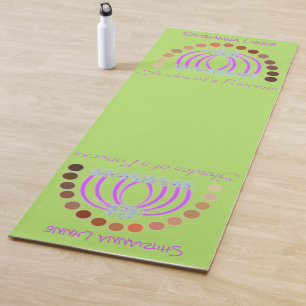 LavishlyOn Shades Of A Princess Make Up Rainbow  Yoga Mat