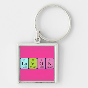 Lavon periodic table name keyring