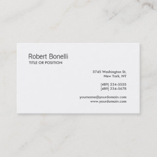 Law Automotive Bakery Music DJ Etc. Business Card