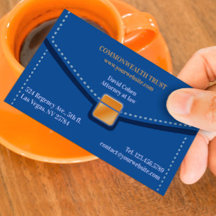 Law Briefcase Business Card
