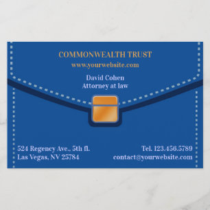 Law Briefcase Flyer