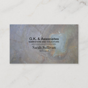 Law Business Card - Rock Texture Lawyer Attorney