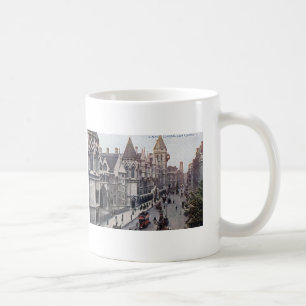 Law Courts London England 1925 Vintage Coffee Mug