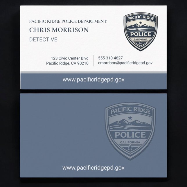 Law Enforcement Business Card (Creator Uploaded)