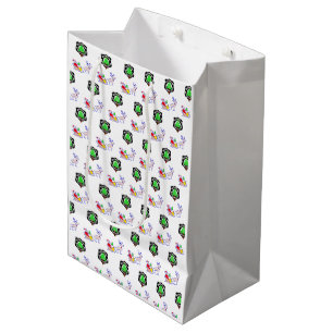 Law Enforcement Christmas Santa   Medium Gift Bag