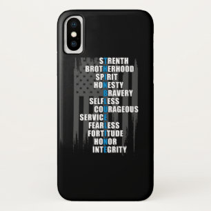 Law Enforcement Flag Police Appreciation Case-Mate iPhone Case