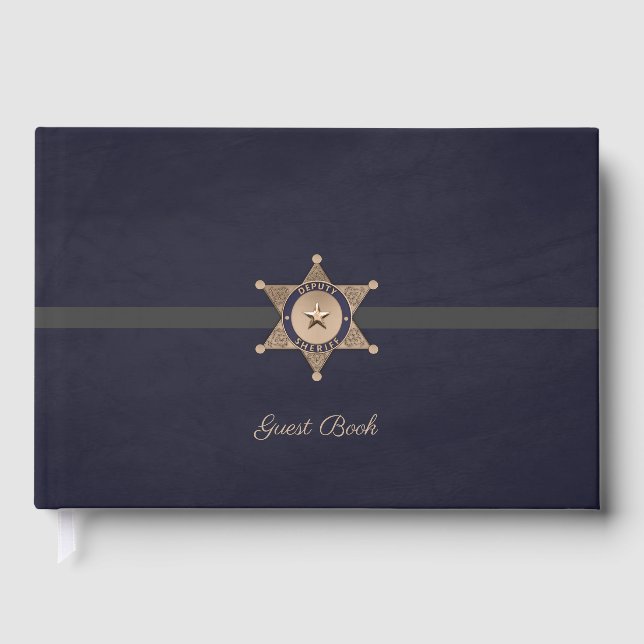 Law Enforcement Guest Book (Front)