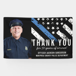 Law Enforcement Officer Police Retirement Photo Banner