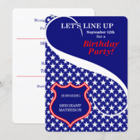Law Enforcement Themed Birthday Party