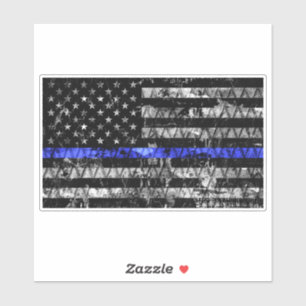 Law Enforcement Thin Blue Line Flag