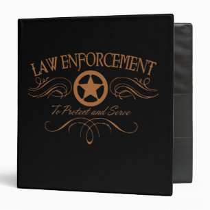 Law Enforcement Western Binder