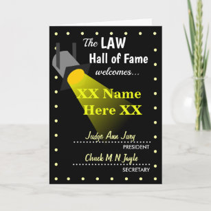 Law Exams   Congratulations   Lawyer Personalise Holiday Card