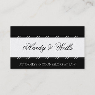 Law Firm Attorney Lawyer Legal Counsellor Platinum Business Card