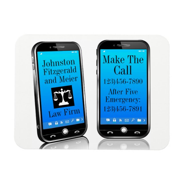 Law Firm Handy Reminder Magnet (Horizontal)