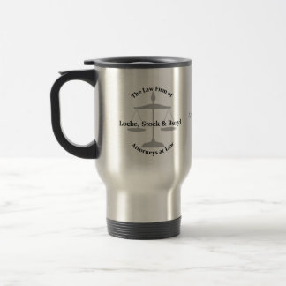 Law Firm Puns Travel Mug