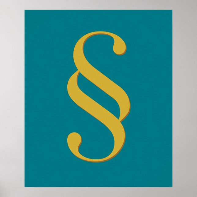 Law Firm Wall Art Section Symbol (Front)