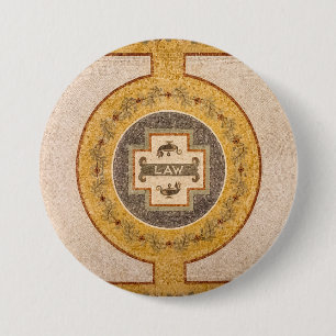 Law in the Library of Congress 3 Inch Round Button
