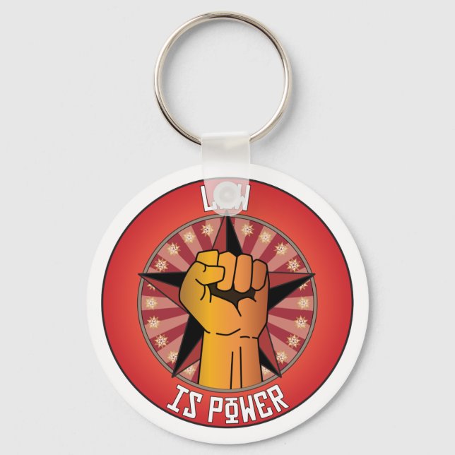 Law Is Power Keychain (Front)
