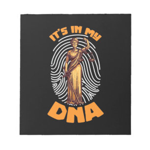 Law It Is In Lawyer DNA Notepad
