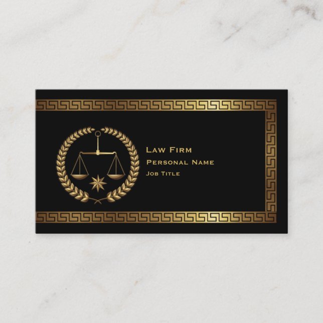 Law & Legal Business Card (Front)
