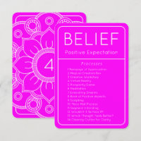 Law of Attraction Belief Abraham Hicks Card