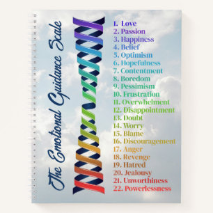 Law of Attraction Emotional Guidance Scale Chart Notebook